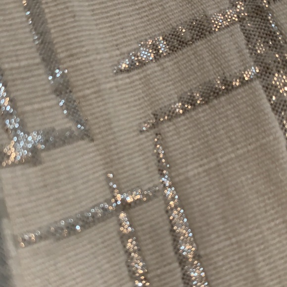 BCBG MaxAzria White/silver fit and flare feminine! - Picture 13 of 15